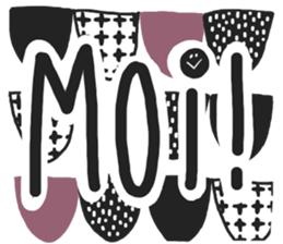 Scandinavian style cute sticker sticker #14237260