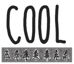 Scandinavian style cute sticker sticker #14237279