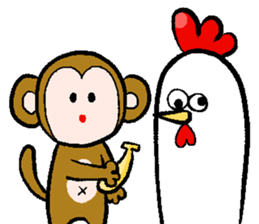 2017 NIWATORI BIRD New Year Sticker sticker #14237342