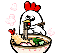 2017 NIWATORI BIRD New Year Sticker sticker #14237343