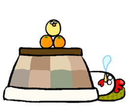 2017 NIWATORI BIRD New Year Sticker sticker #14237347