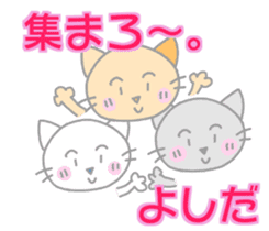 Yoshida Cat Sticker sticker #14237514