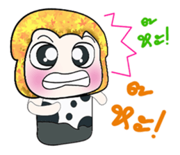 Hello! my name is Tamura. ^^ sticker #14237565