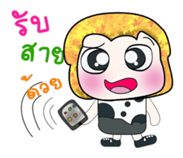 Hello! my name is Tamura. ^^ sticker #14237593