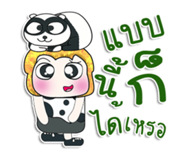 Mr. Tamura. Love panda.^_^ sticker #14237700