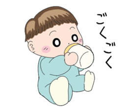 Good living of a mama and a baby sticker #14238056