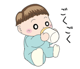 Good living of a mama and a baby sticker #14238056