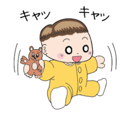 Good living of a mama and a baby sticker #14238081