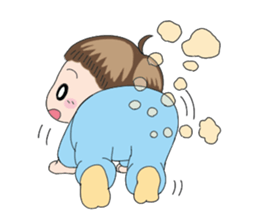 Good living of a mama and a baby sticker #14238085