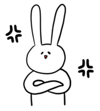 the loose and cute Rabbit sticker #14238668