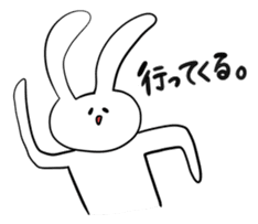 the loose and cute Rabbit sticker #14238671
