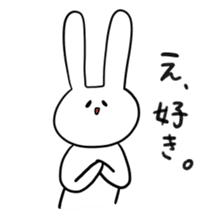 the loose and cute Rabbit sticker #14238692