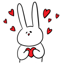 the loose and cute Rabbit sticker #14238693
