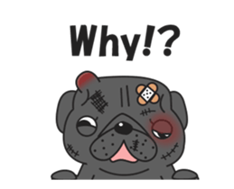 Kuro Pug Animated 3! sticker #14238818