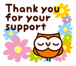 Happy OWL Hoo 5_Everyday_English_ver sticker #14239373