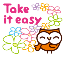 Happy OWL Hoo 5_Everyday_English_ver sticker #14239375