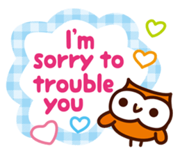 Happy OWL Hoo 5_Everyday_English_ver sticker #14239379