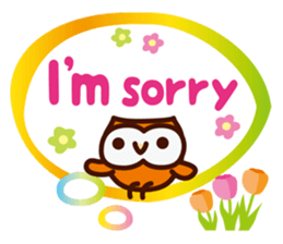 Happy OWL Hoo 5_Everyday_English_ver sticker #14239384
