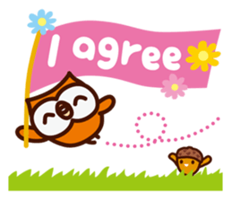 Happy OWL Hoo 5_Everyday_English_ver sticker #14239385