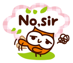 Happy OWL Hoo 5_Everyday_English_ver sticker #14239386