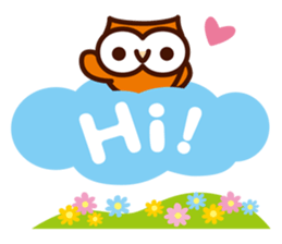 Happy OWL Hoo 5_Everyday_English_ver sticker #14239388