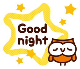 Happy OWL Hoo 5_Everyday_English_ver sticker #14239389