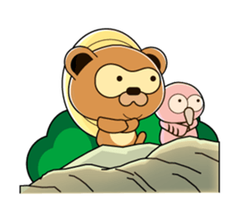 Familiar is the raccoon dog sticker 2 sticker #14240830