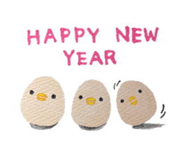 Mainly Birds.(New Year's & Winter's) sticker #14241278