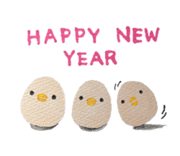 Mainly Birds.(New Year's & Winter's) sticker #14241278