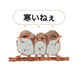 Mainly Birds.(New Year's & Winter's) sticker #14241307