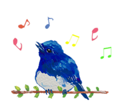 Mainly Birds.(New Year's & Winter's) sticker #14241315