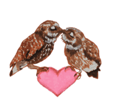 Mainly Birds.(New Year's & Winter's) sticker #14241317