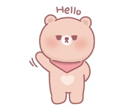 Lovely lazy bear sticker #14241454