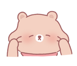 Lovely lazy bear sticker #14241466