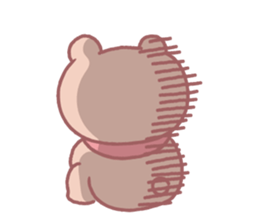 Lovely lazy bear sticker #14241469