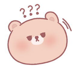 Lovely lazy bear sticker #14241471