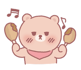 Lovely lazy bear sticker #14241479