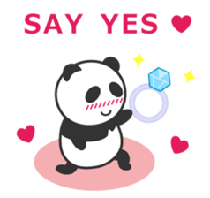 Lovely Panda - Pan kun 2 sticker #14241494