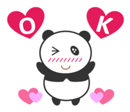Lovely Panda - Pan kun 2 sticker #14241515