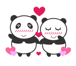 Lovely Panda - Pan kun 2 sticker #14241516