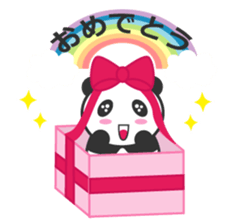 Lovely Panda - Pan kun 2 sticker #14241517