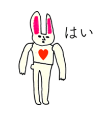 RABBIT OF ABURAYAMA 4 sticker #14241519