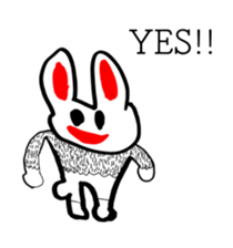 RABBIT OF ABURAYAMA 4 sticker #14241530