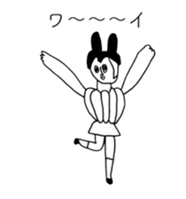 RABBIT OF ABURAYAMA 4 sticker #14241541