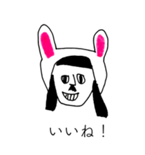 RABBIT OF ABURAYAMA 4 sticker #14241543