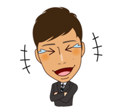 Managing director's daily life sticker #14242175