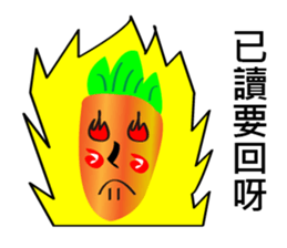 carrot Mr. sticker #14242380