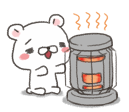 For shivery winter day. sticker #14242542