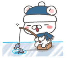 For shivery winter day. sticker #14242565