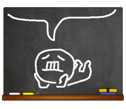 Black Board by gucchi 9 sticker #14243013